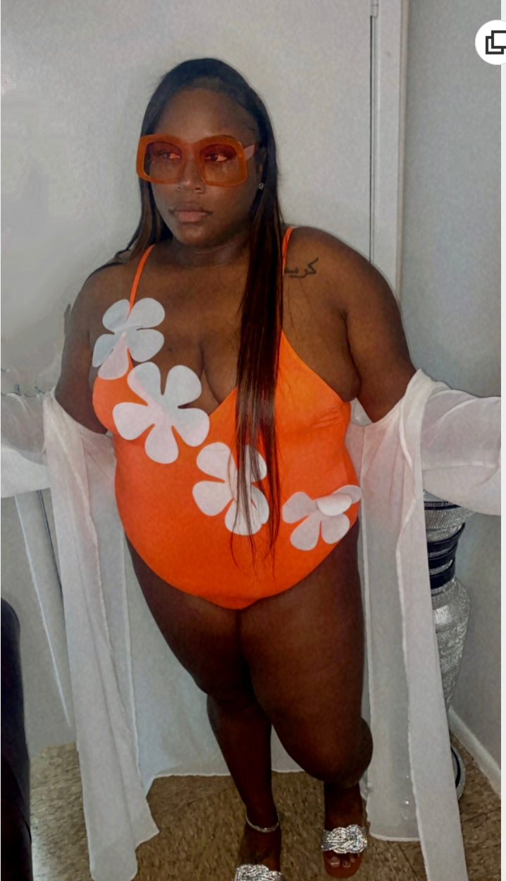 Flower Bathing Suit