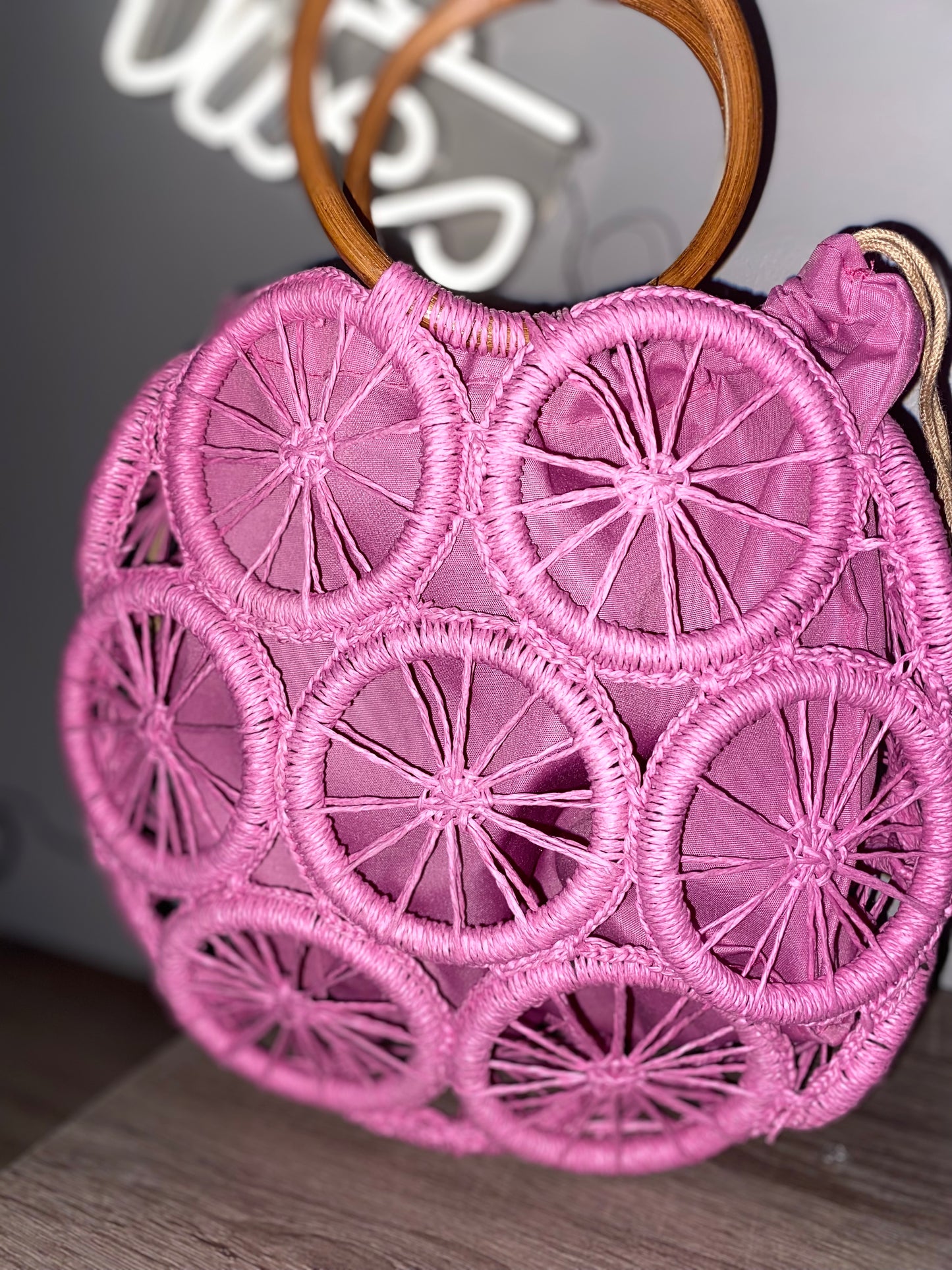 Round Tote Bag