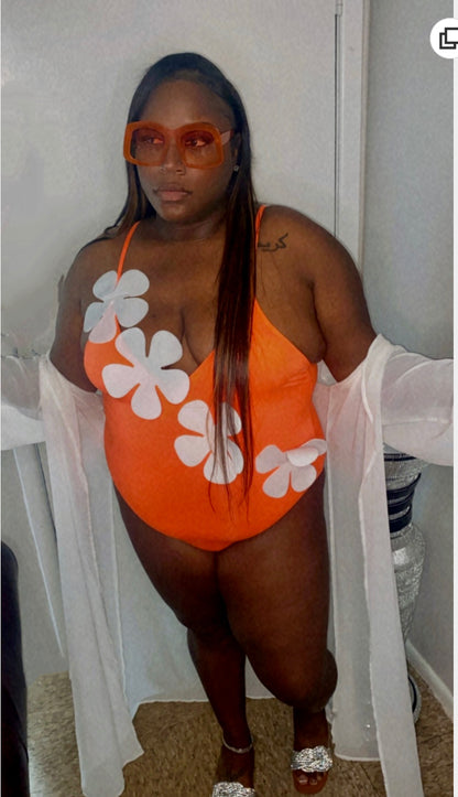 Flower Bathing Suit